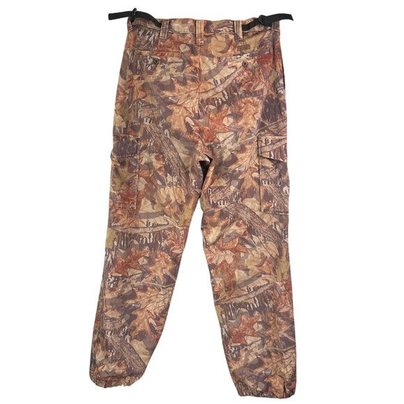 Woolrich Mossy Oak Pants Men M Camo Hunting Saddlecloth Cargo Waist Straps - Picture 2 of 13